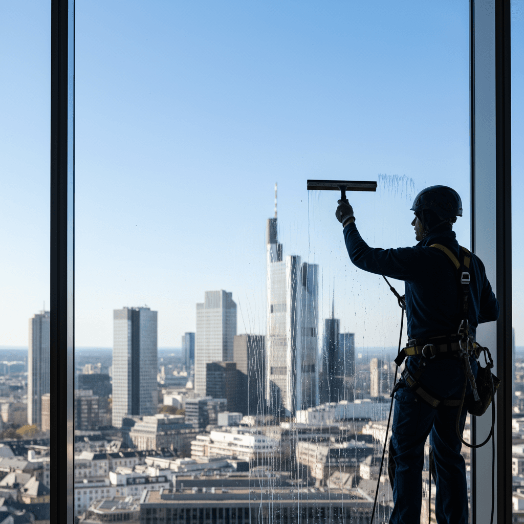 Professioneller Fensterputzservice